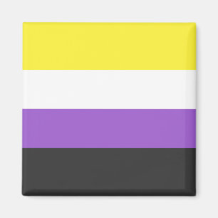 Solid Non-Binary Pride Flag Magnet