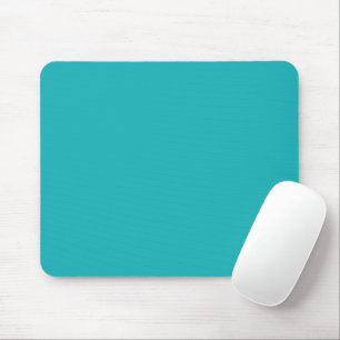 Solid ocean blue teal mouse pad