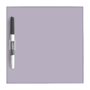 Solid old lavender dusty purple dry erase board