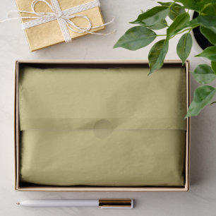 Solid Olive Tissue Paper