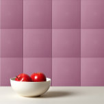 Solid opera mauve puce ceramic tile<br><div class="desc">Solid colour opera mauve puce design.</div>