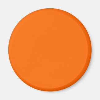 Solid Orange Background Colour FF6600 Magnet
