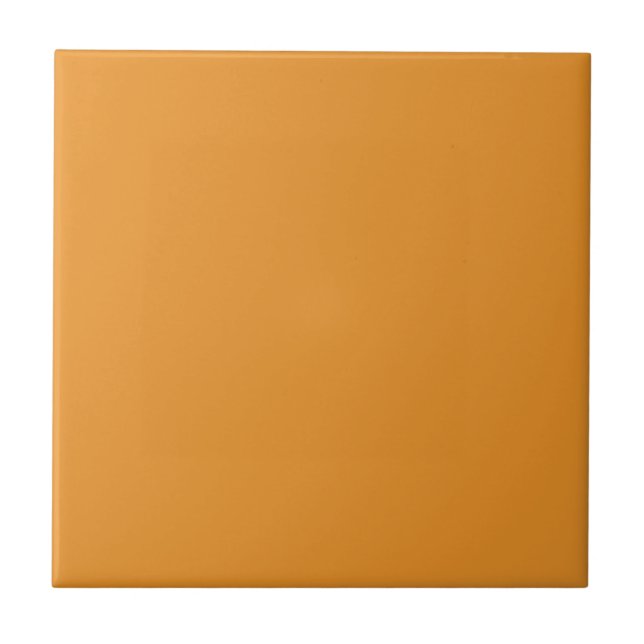 Solid Orange Colour Ceramic Tile (Front)