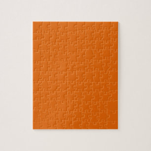 Solid Orange Jigsaw Puzzle