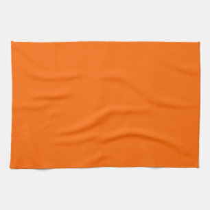 Solid Orange Tea Towel