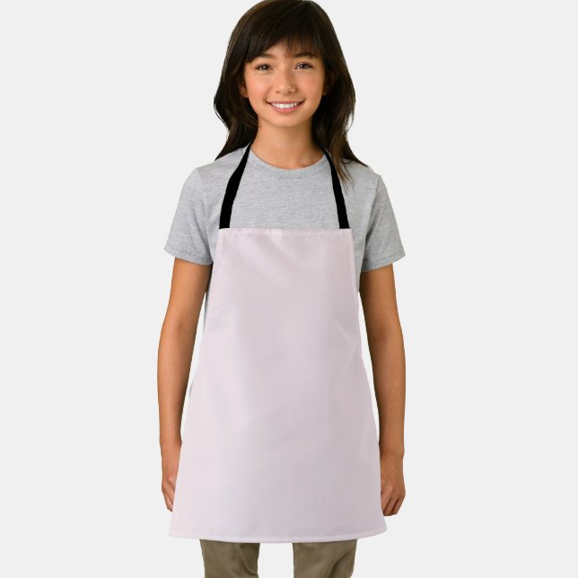 Solid Pale Blush Pink Apron (Insitu)