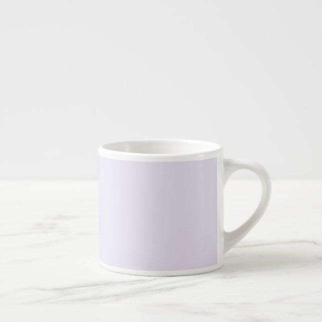 Solid Pale Lavender Purple Espresso Cup (Right)