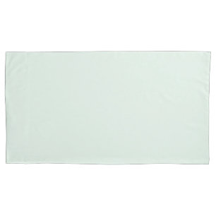 Solid Pale Mint Green Pillowcase