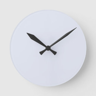 Solid Pale Powder Blue Wall Clock