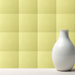 Solid pale yellow ceramic tile<br><div class="desc">Solid pale yellow design.</div>