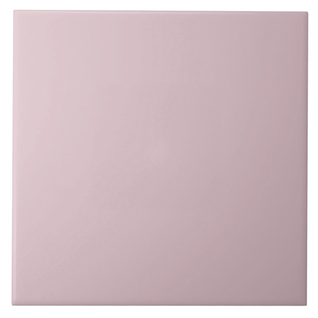 Solid Pastel Pink  Ceramic Tile (Front)