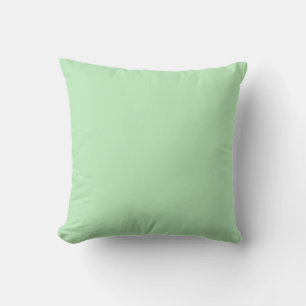 solid pastel seafoam  green blue plain pillow