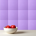 Solid pastel soft purple ceramic tile<br><div class="desc">Solid color pastel soft purple design.</div>