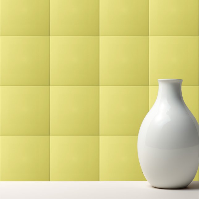 Solid pastel yellow ceramic tile (Creator Uploaded)