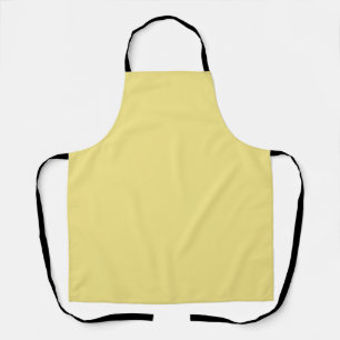 Solid Pastel Yellow Modern Apron