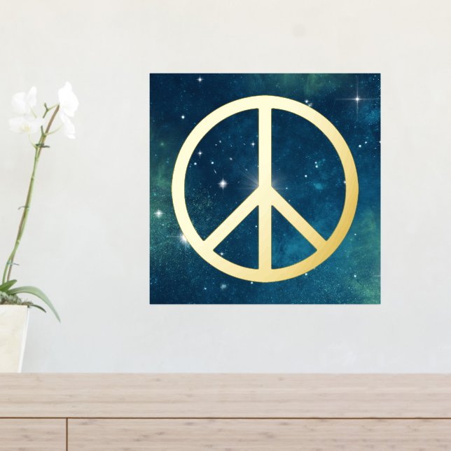 Solid Peace Sign - Black (In Situ (Entry Table))