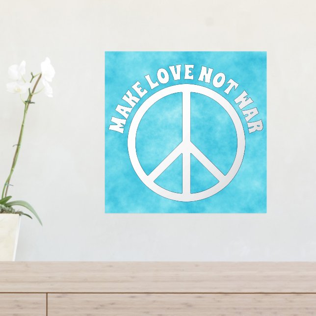 Solid Peace Sign - YOUR TEXT (In Situ (Entry Table))