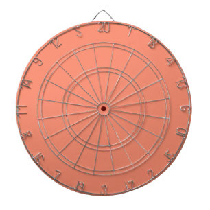 Solid peach dartboard
