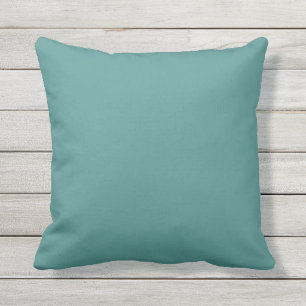 Solid Peacock Teal Cushion