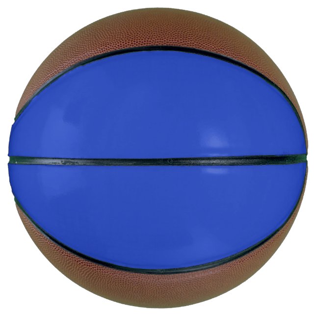 Solid Persian blue Basketball (Front)