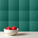 Solid pine green teal ceramic tile<br><div class="desc">Solid pine green teal design</div>