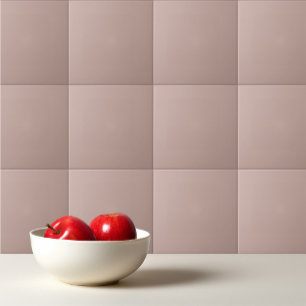 Solid pink beige ceramic tile