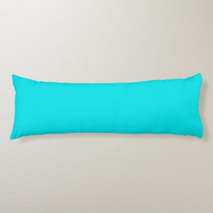 Solid Plain Bright Cyan/Turquoise Body Cushion
