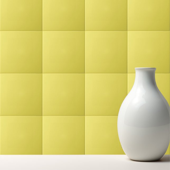 Solid plain color corn pastel yellow ceramic tile (Creator Uploaded)