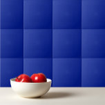 Solid plain Egyptian blue Ceramic Tile<br><div class="desc">Solid plain Egyptian blue design.</div>