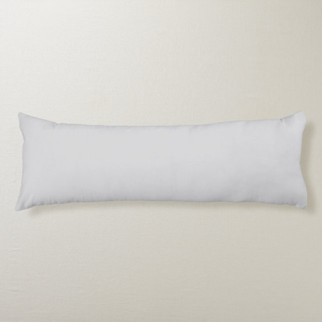 Solid Plain Pale Grey Body Cushion (Front)