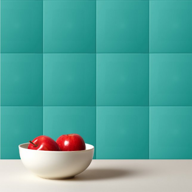 Solid plain Persian green Ceramic Tile (Creator Uploaded)
