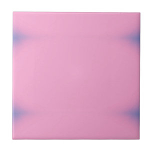 Solid plain pink ceramic tile