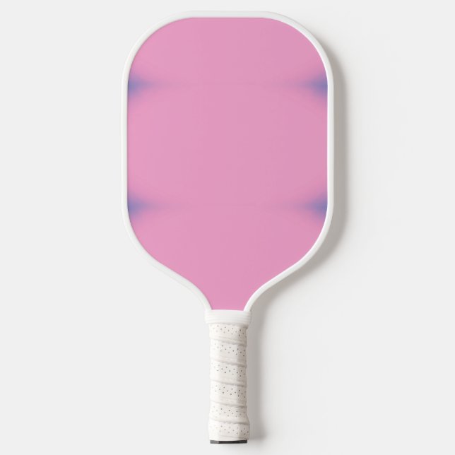 Solid plain pink pickleball paddle (Front)