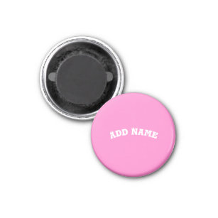 Solid Plain Taffy Baby Pink Magnet