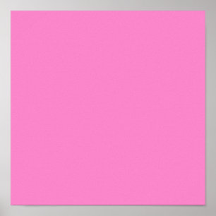 Solid plain Taffy Pink Poster
