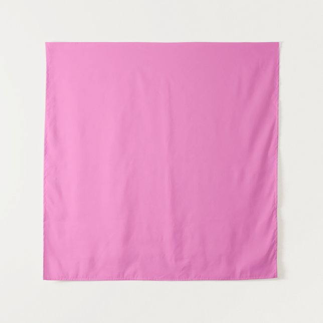 Solid plain Taffy Pink Tapestry (Front)