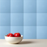 Solid powder light pale baby blue ceramic tile<br><div class="desc">Solid color powder light pale baby blue design.</div>