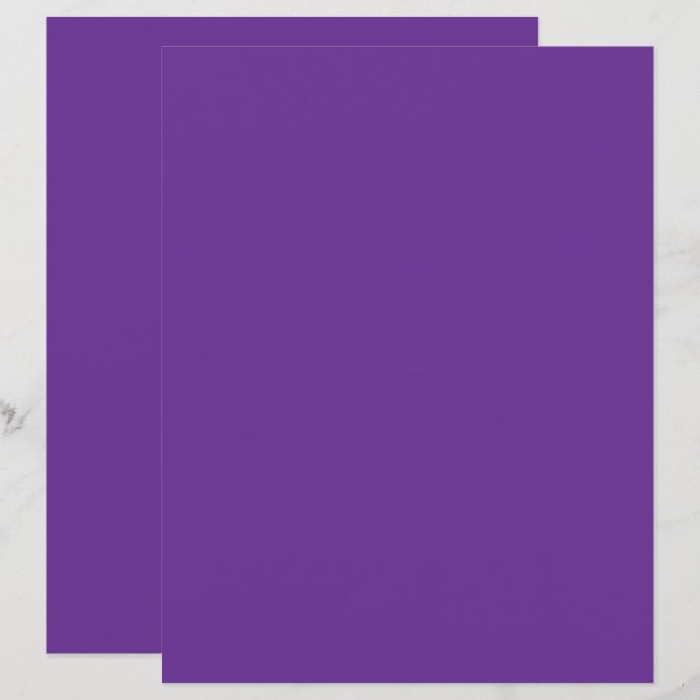 Solid Purple Tissue Paper | Minimalist Gift Wrap (Front/Back)