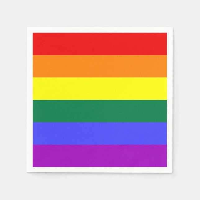 Solid Rainbow Napkin (Front)