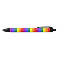 Solid Rainbow Stripe Pen H