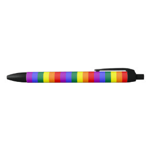 Solid Rainbow Stripe Pen H