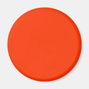 Solid Red Background Web Colour FF3300 Magnet