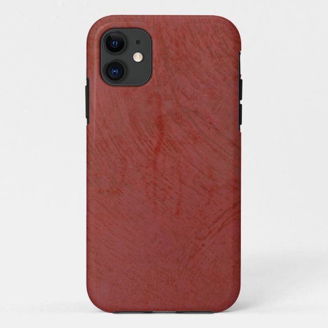 Solid Red Case-Mate iPhone Case (Back)