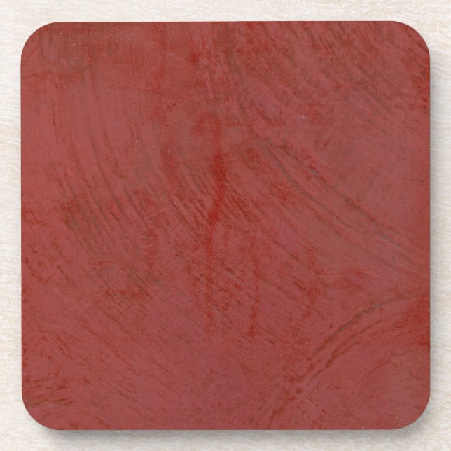 Solid Red Coaster (Front)
