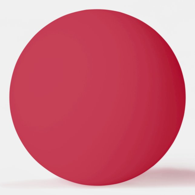 Solid Red Colour Ping-Pong Ball (Front)