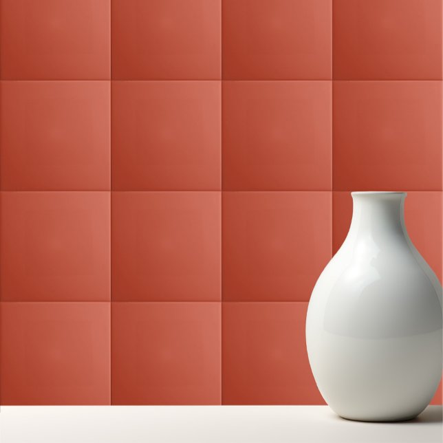 Solid red damask ceramic tile (Creator Uploaded)