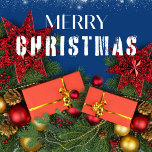 Solid red festive traditional Christmas Happy Wrapping Paper<br><div class="desc">Santa colour trendy festive traditional Christmas wrapping paper.</div>