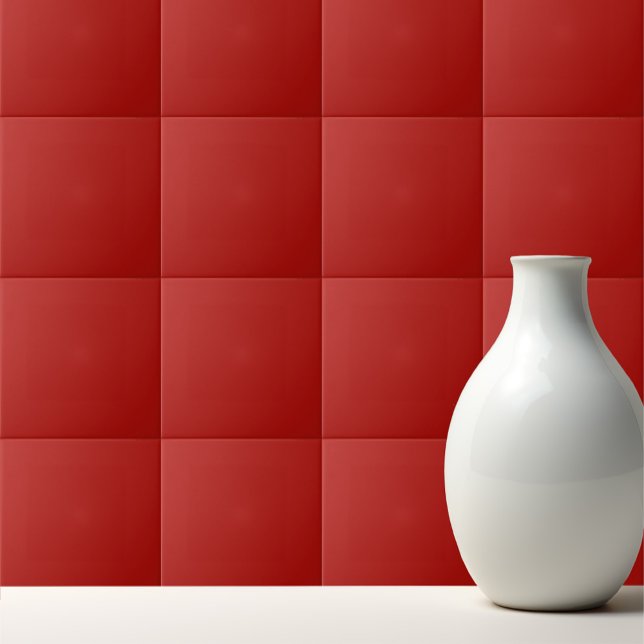 Solid red fire brick tamarillo cherry red ceramic tile (Creator Uploaded)