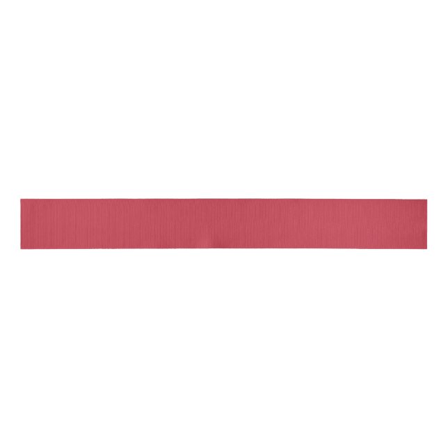 Solid Red Icon Ribbon Grosgrain Ribbon (Front)