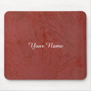 Solid Red Mouse Pad